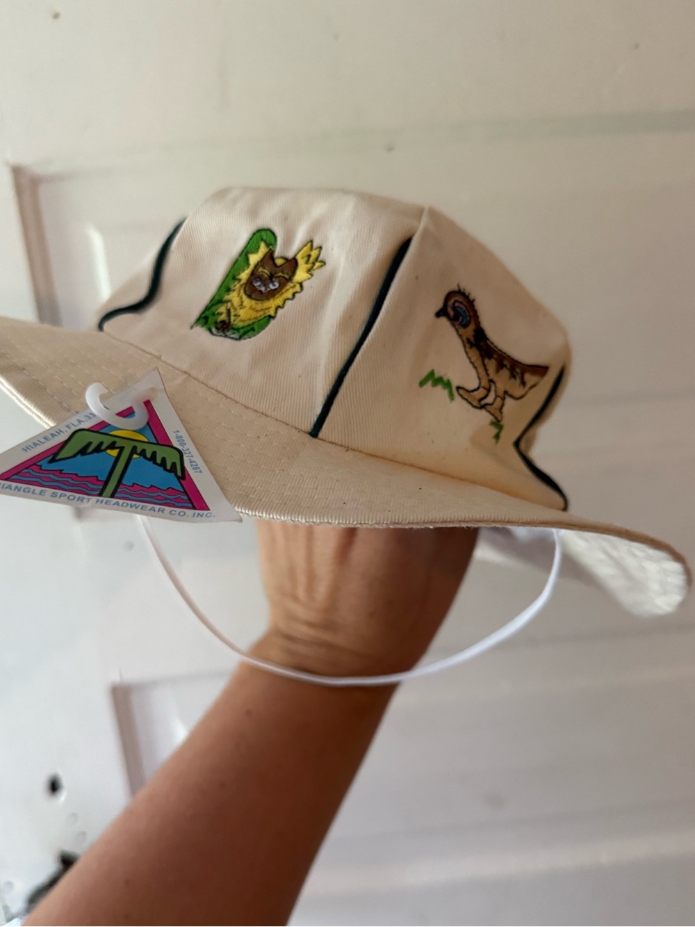 Vintage-Style Saguaro National Park Embroidered Beach Pool Bucket Hat - Picture 2 of 6